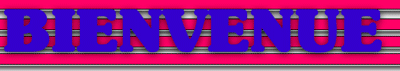 bienvenue rouge et bleu
